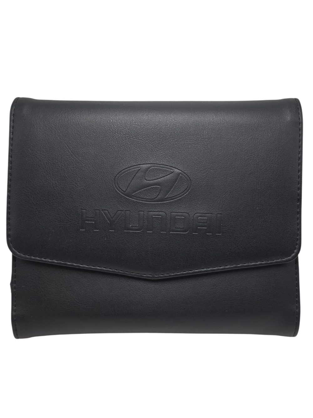 Hyundai OEM Genuine Owner's Manual Leather Case Bag Paperwork Storage Pouch